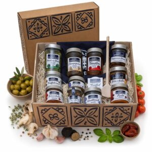 Casa Zarrella Selection Gift Box – Antipasti Box with 12 Specialities