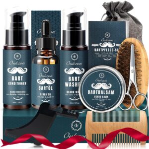 Oukzon Beard Care Set for Men, High-Quality Beard Gifts for Men