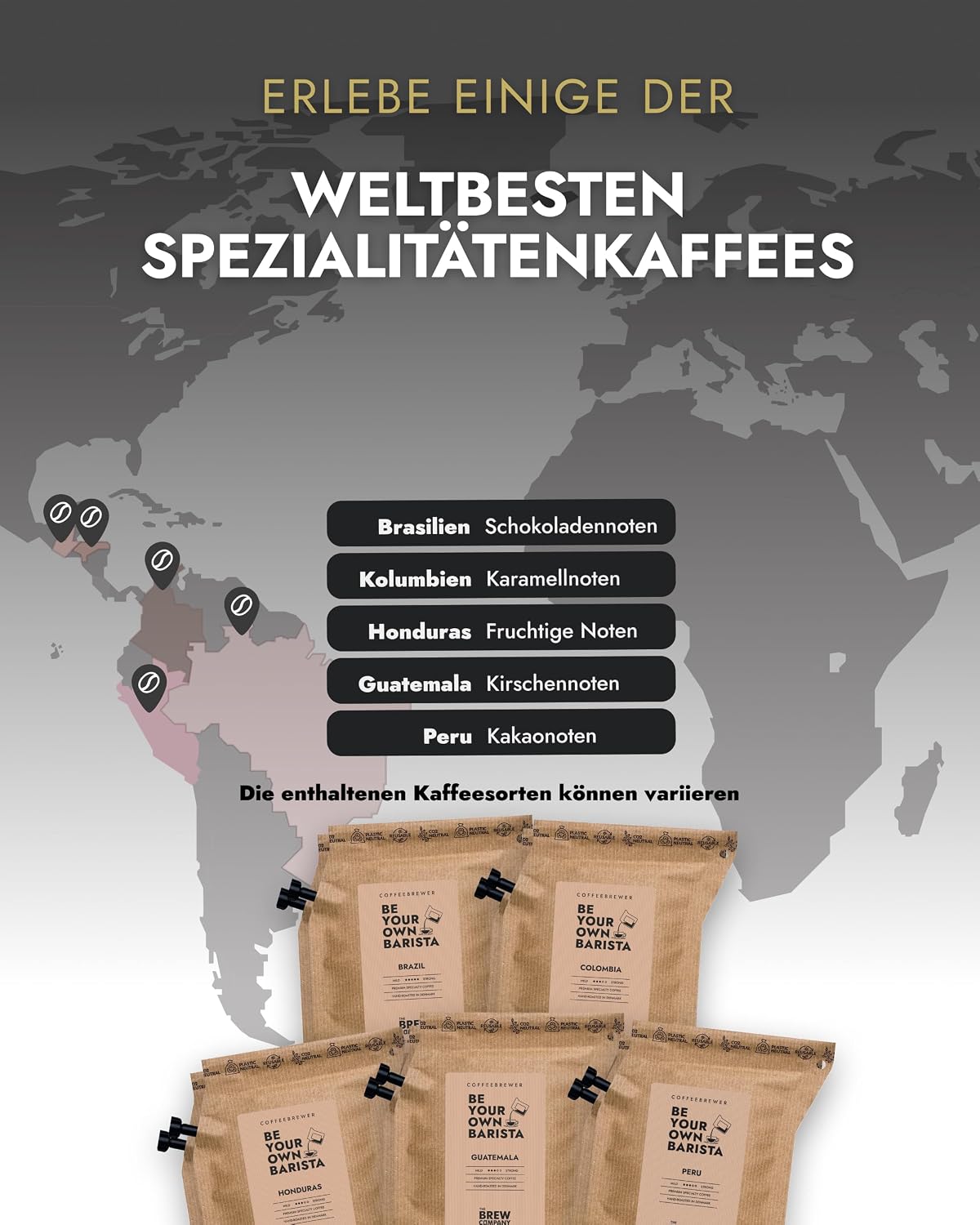 Coffee Birthday Gift for Men and Women - 10 Coffees from Around the World – Bild 3