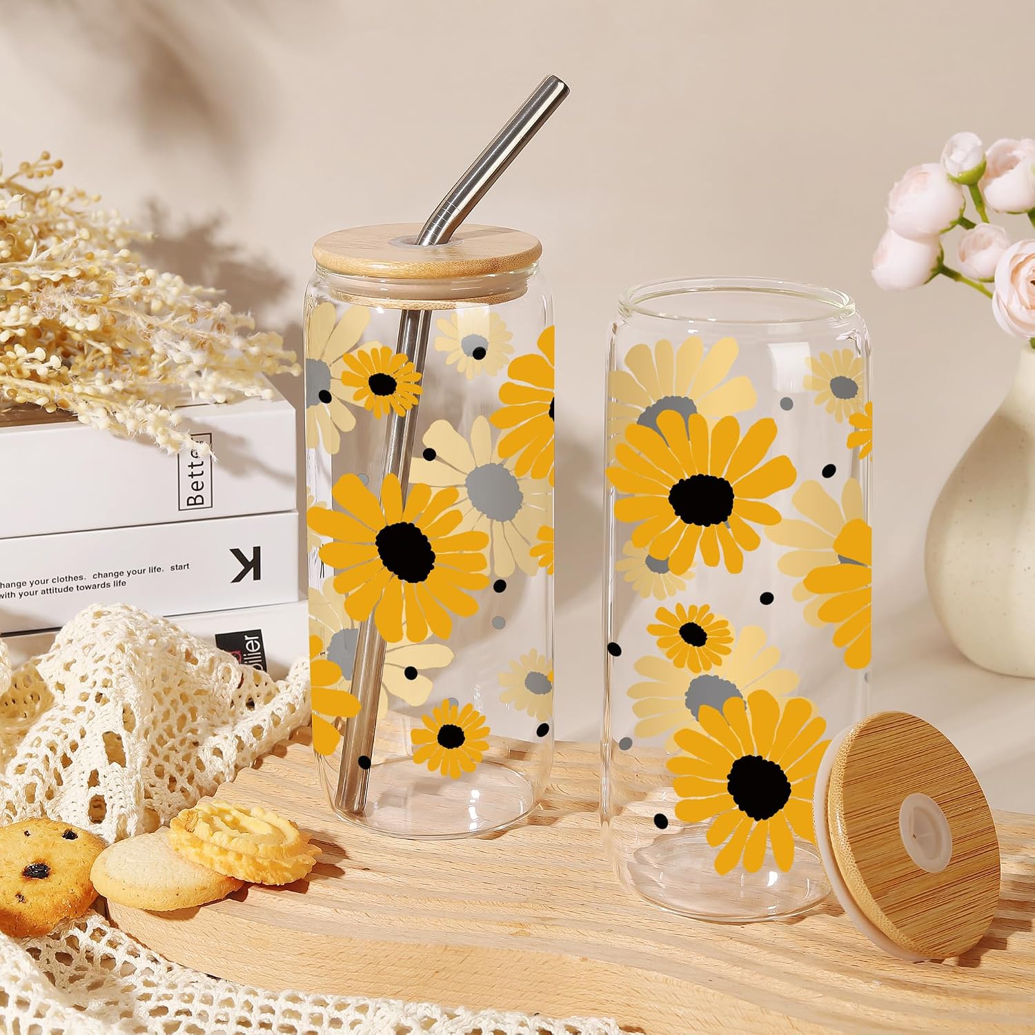 Joeyan Sunflower Gift for Women, Inspirational Gift Set – Bild 7