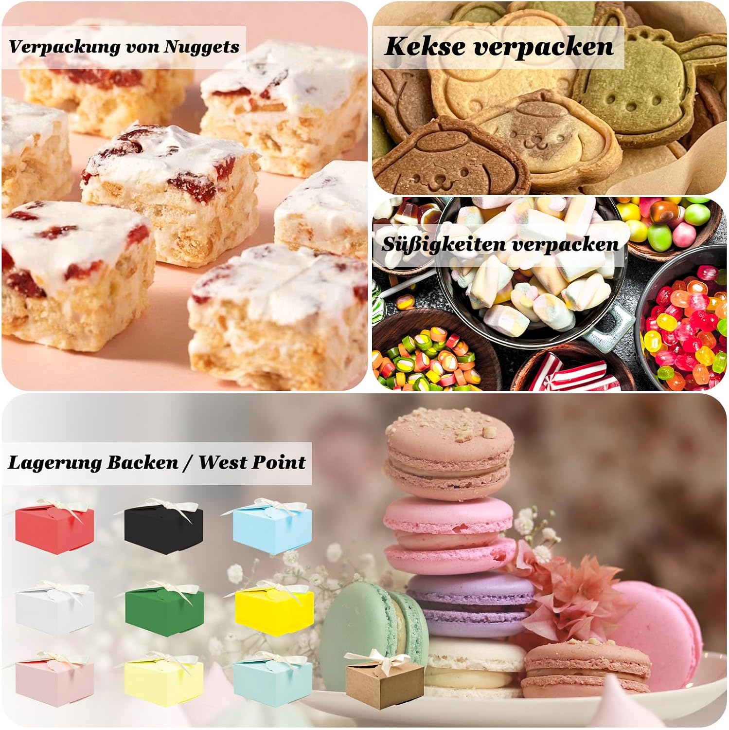 Pastel Gift Boxes Set, 20 Pieces DIY Decoration for Birthday Wedding Party – Bild 5