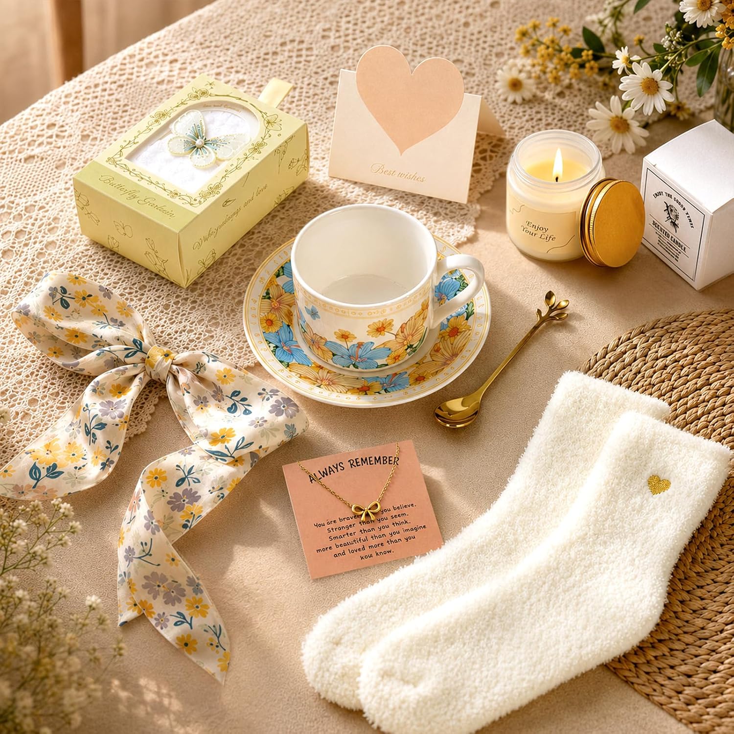 Gifts for Women, Girlfriend, Mother - Gift Set Women with Candle Cup – Bild 7