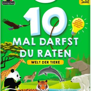 Skillmatics Card Game – 10 Mal darfst du raten Tierreich [German Language]