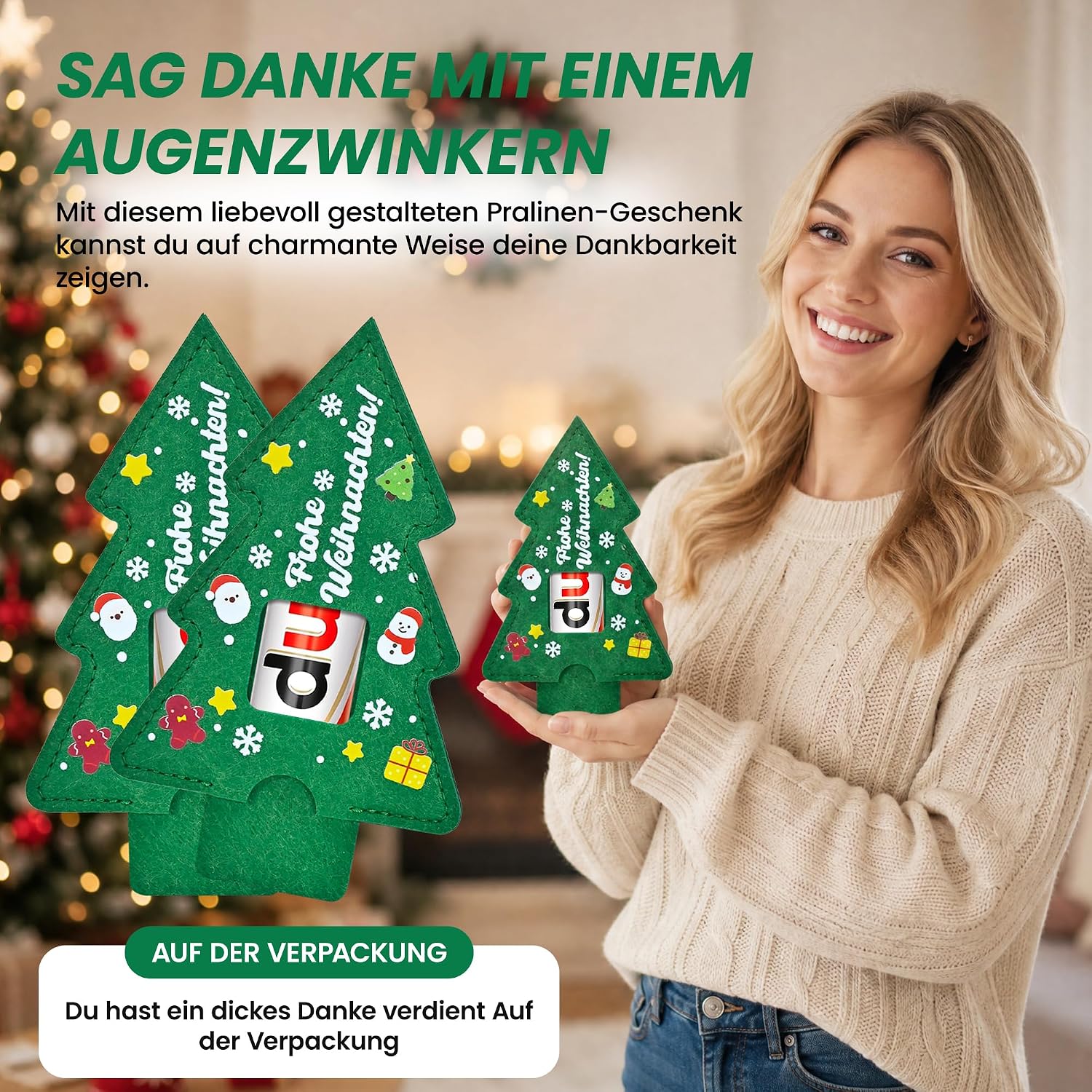 mobumeia Small Gifts Colleagues Christmas 30pcs Thank You Gifts – Bild 5
