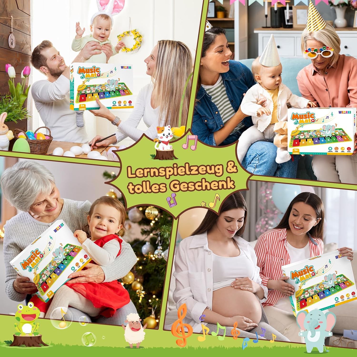 Wearxi Children's Toy from 1 Year, Baby Toy from 1 Year, Music Mat – Bild 6