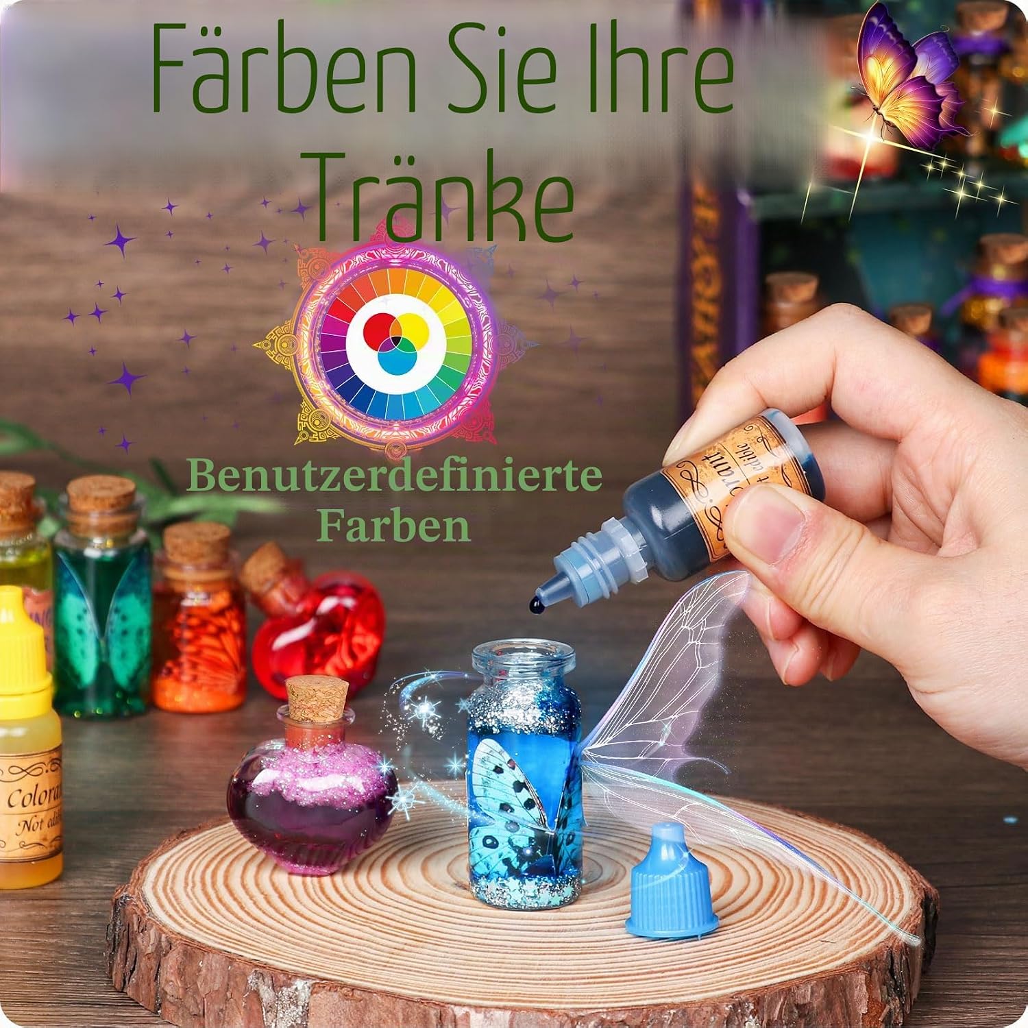Mostof DIY Creative Gift for Children - Retro Fairy Crystal Magic Potion Kits Craft Toy for Boys & Girls Age 6 7 8 9 10 – Bild 3