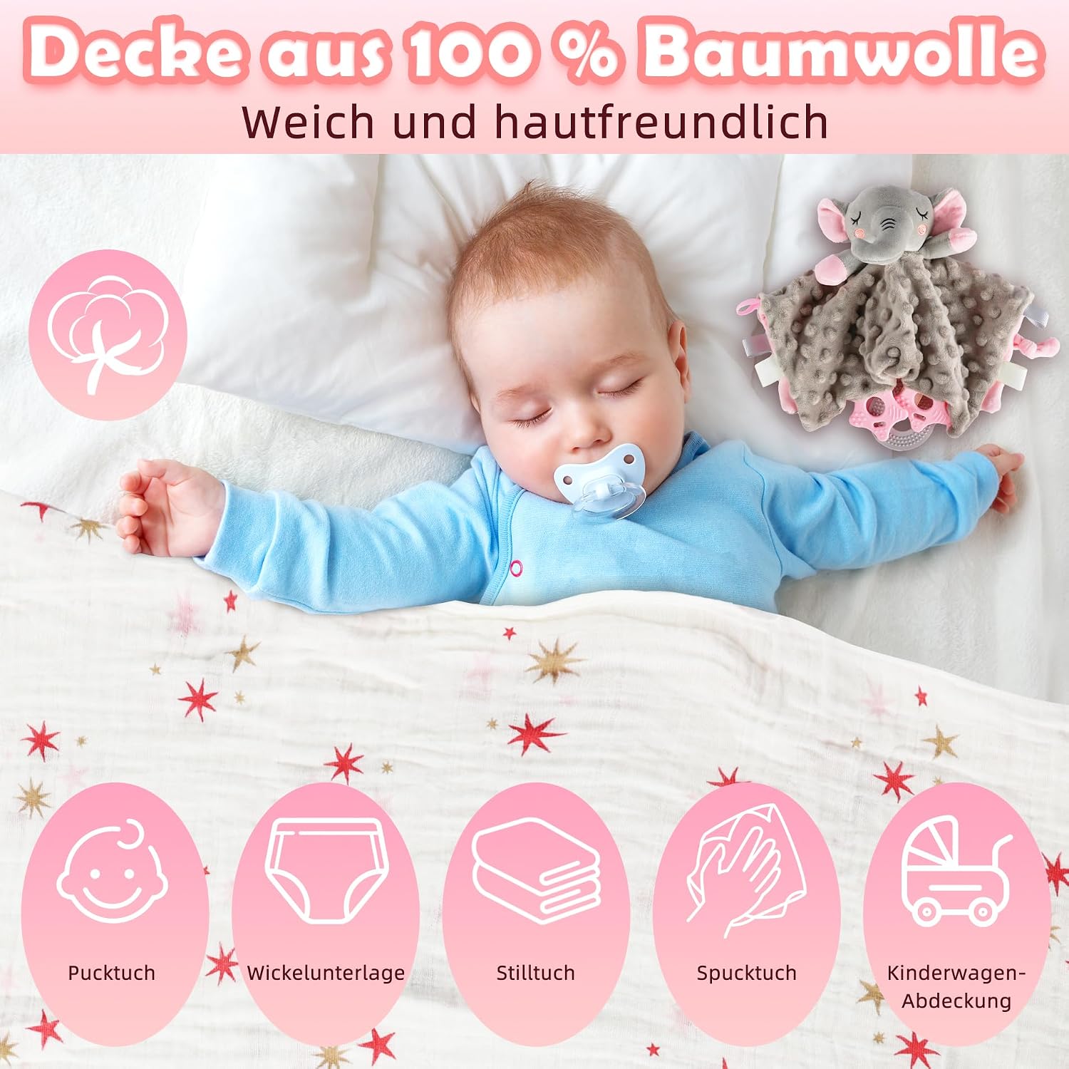 Baby Gifts for Girls, New Baby Gift, Baby Shower Gift – Bild 4