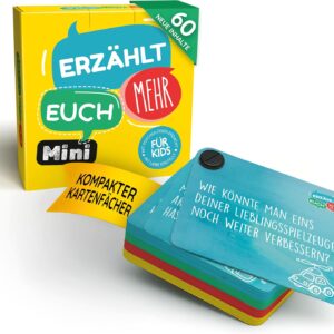 Tell You More Kids (Mini) | Card Game for Children | Question Cards for Families | Educational Game for School Enrolment | Game for Car Trip and Travel (Tell You More Kids (Mini))