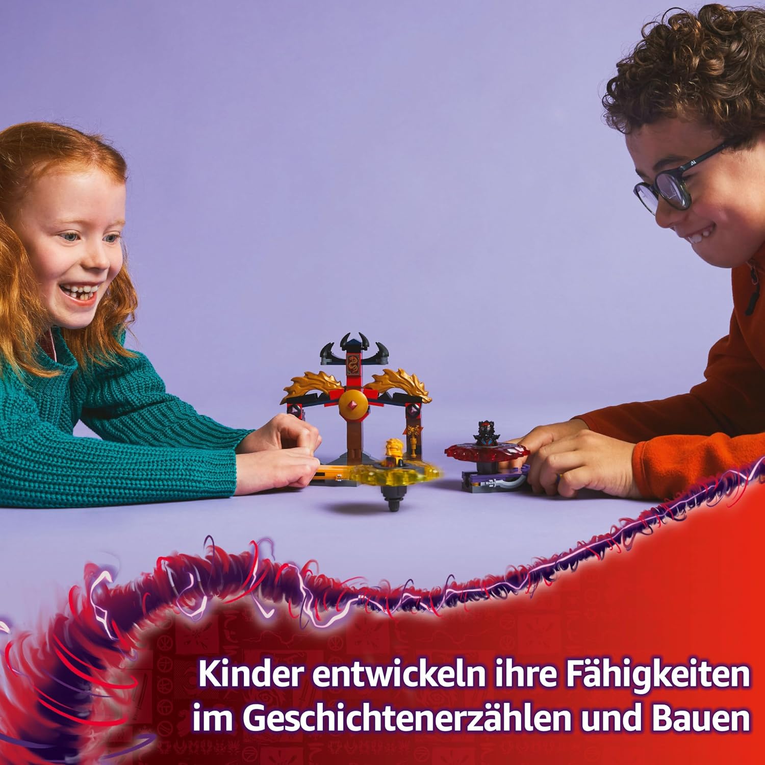 LEGO Ninjago Dragon Spinjitzu Battle Pack with 2 Mini Figures - Ninja Toy with Spinner for Boys and Girls from 6 Years - Gift Idea for Fans of the TV Series Rise of Dragons 71826 – Bild 5