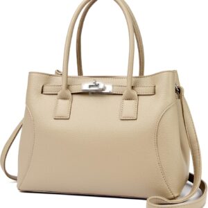 Travistar Handtasche Damen Mittelgroß Umhängetasche Damen Tasche Elegante Schultertasche Kunstleder Crossbody Bag Mode Henkeltaschen Beuteltasche mit Abnehmbares Riemen