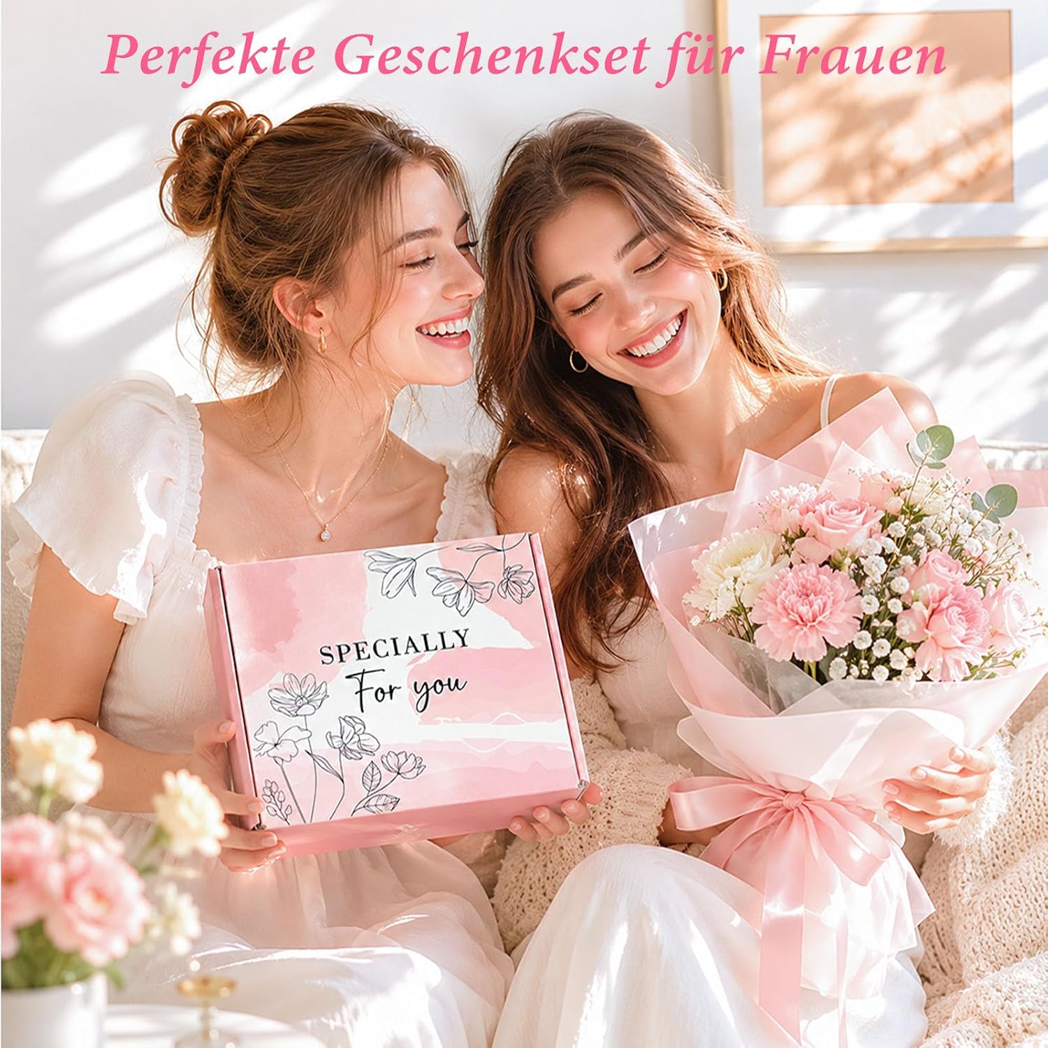TUZELIYA Gifts for Women, Gift Idea for Women, Inspirational Gift, Girlfriend, Birthday, Valentine's Day, Mother's Day, Christmas Day, Gift for Mum, Sister, Best Friend (Pink) – Bild 6