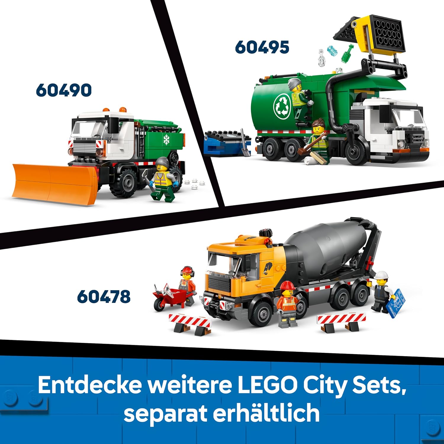 LEGO City Tractor, Toy Farm Vehicle, Model Building, with Farmer Mini Figure, Birthday Gift for Boys Aged 6 Years and Over and Technology Fans, 60498 – Bild 7