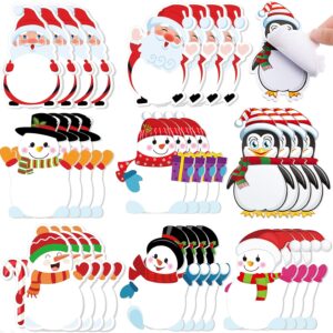 Outus 32 Pieces Christmas Notepad, Snowman, Santa Claus, Penguin
