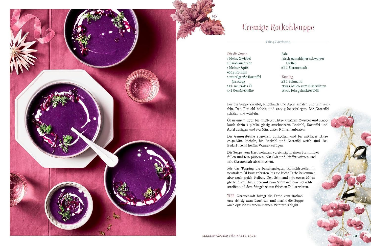 Alles Liebe zum Weihnachtsfest: Mit Rezepten und Kreativideen: Weihnachtliches Kochbuch mit 40 Rezepten, DIY-Ideen, Geschichten und Geschenkcharakter – Bild 3