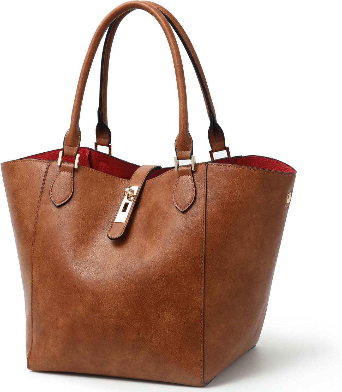 sqlp Shopper Tasche Damen Groß Leder Handtasche for Women Gross Henkeltaschen Big Bag Arbeit Handtaschen für Damen Schultertaschen – Bild 3