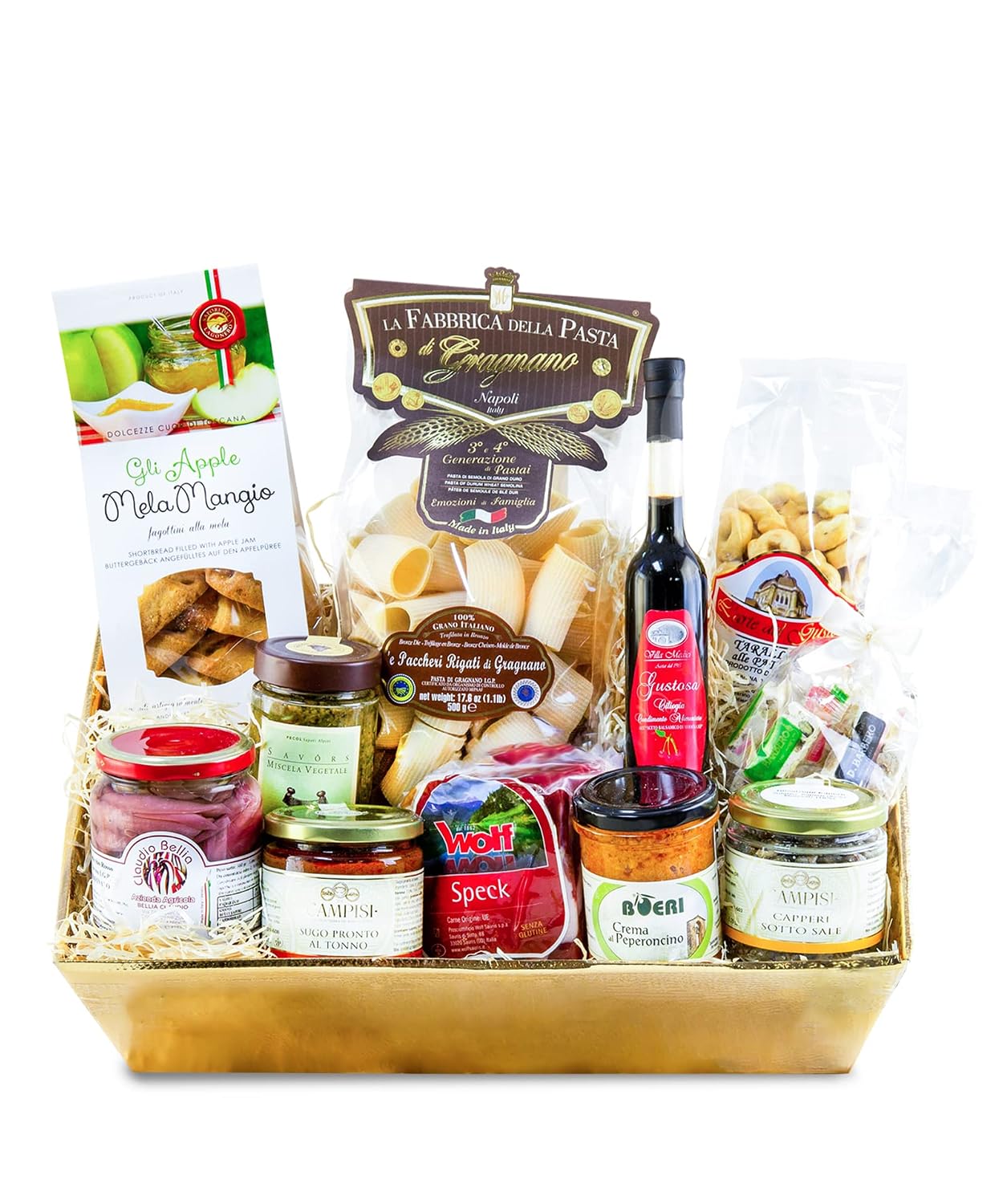 Delikatessen Italian Delicatessen Gourmet Gift Set Gift Basket Buongustaio Alcohol Free - Bella Italia – Bild 3
