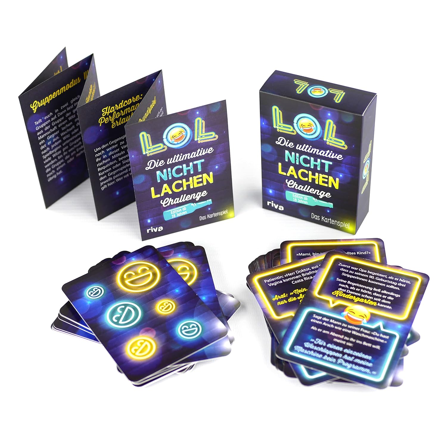 LOL - The Ultimate No Laughing Challenge - Edition 18+ Years Old: With the Best Jokes, Flat Jokes, Jokes for Adults Party Game with Drinking Game Variation – Bild 4