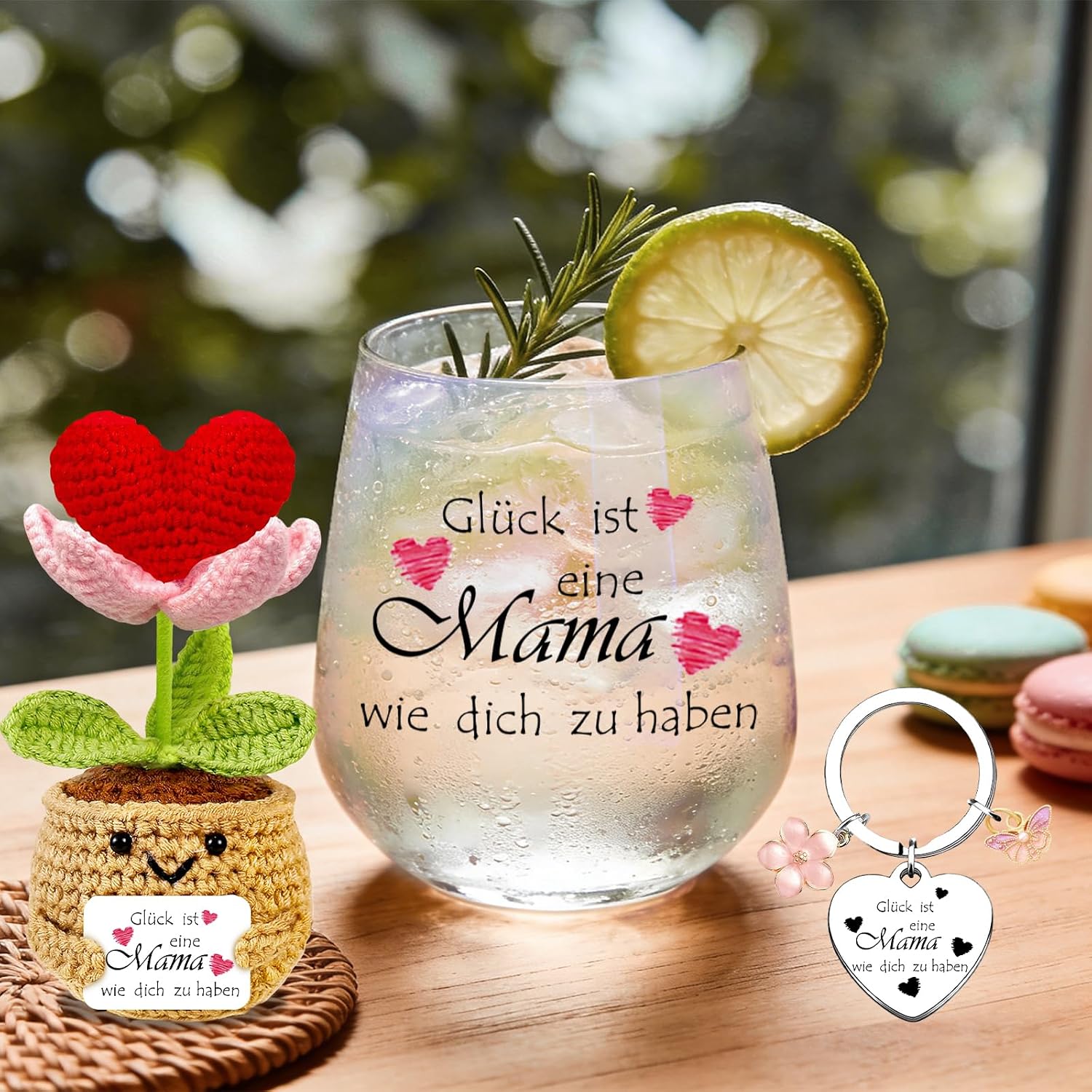 Gifts for Mum Wine Glasses Mother Birthday Gift for Best Mum – Bild 5