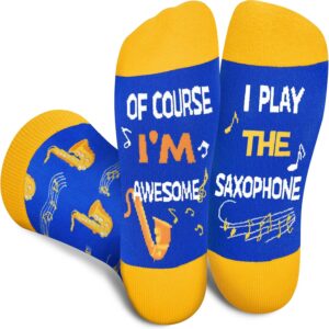 AGRIMONY Funny Music Socks Men Boys Music Colourful Men Funny Socks Cool Musician Funny Socks Father's Day Gift Valentine's Day Gift Ideas