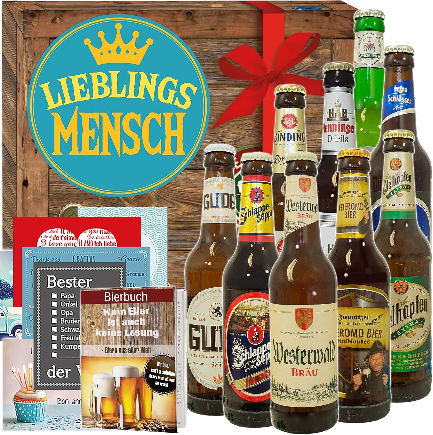 Lieblingsmensch 9x German Beer Set - Gift Box with 9 Beers
