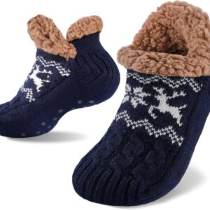 Niorasen Cuddly Socks Men 38-45, Gifts for Men, Warm House Socks