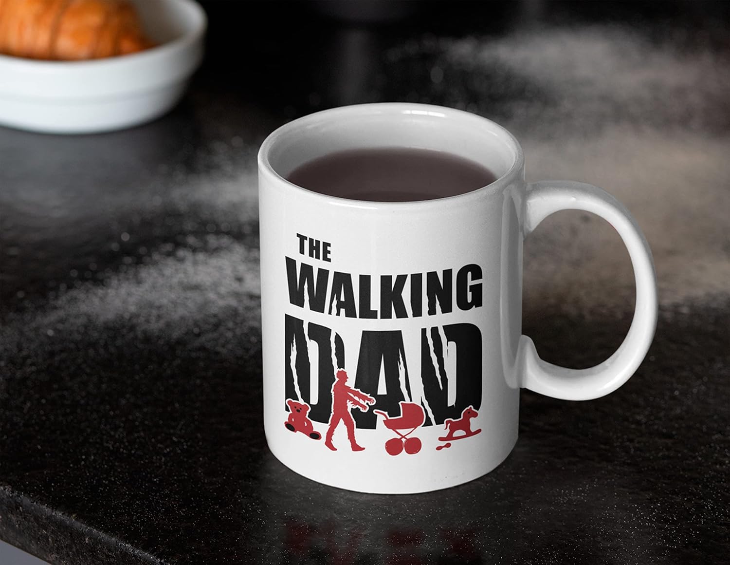 Dad Gift Idea | Walking Dad | Father Gift Mug for Birth Baby Father's Day Birthday (330 ml) – Bild 6