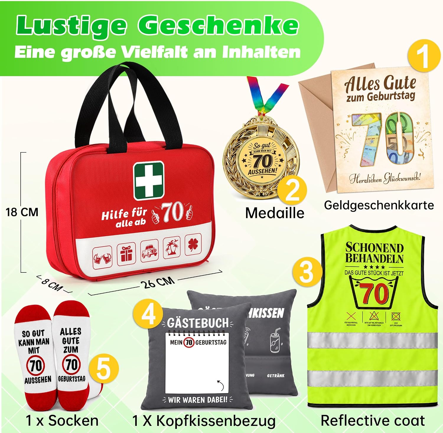 ZJTAPE Birthday Gift for Men 30-80 Money Gifts Birthday – Bild 7