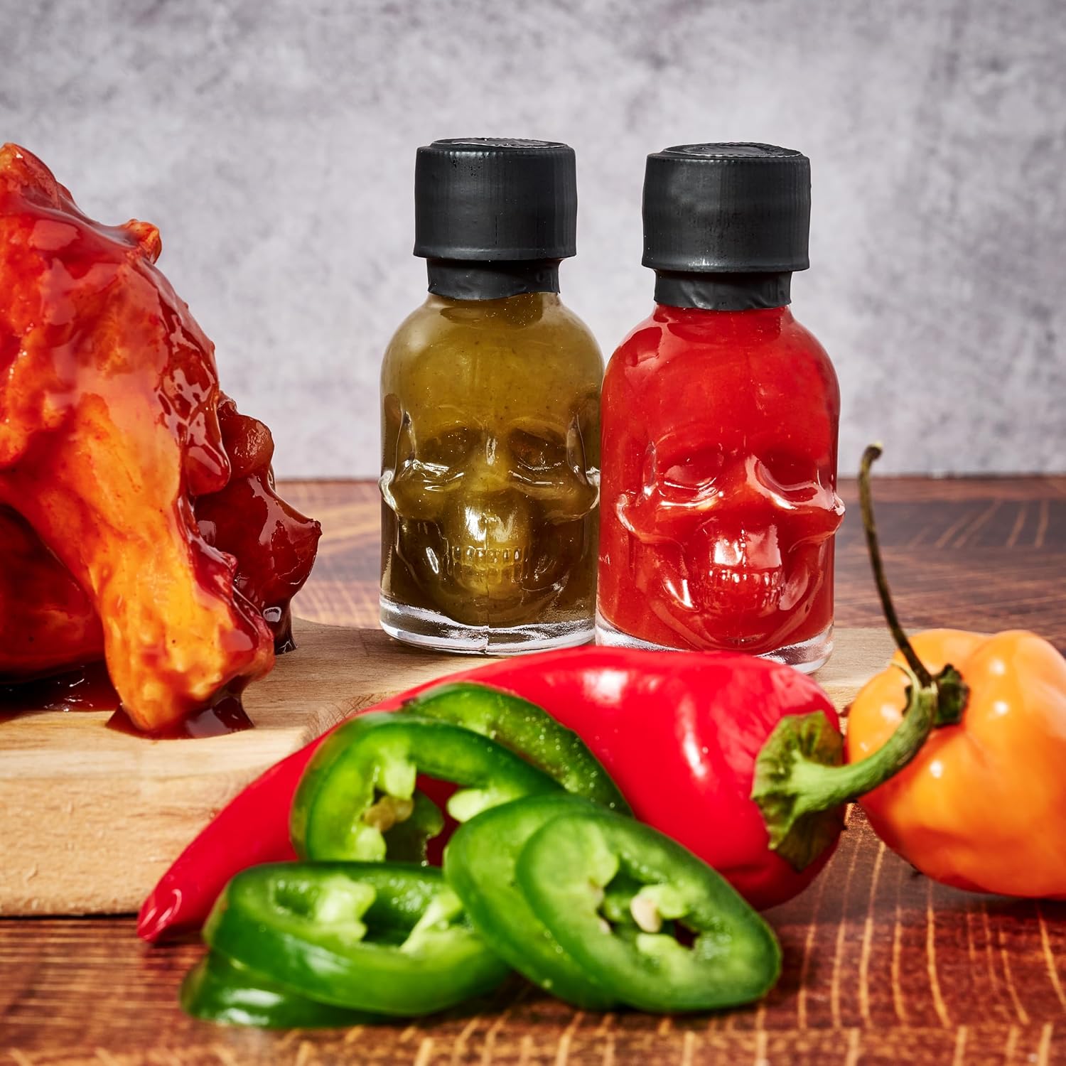 Man Crates Hot Sauce Inferno Flight Gift Set - 21 Hot Varieties – Bild 4