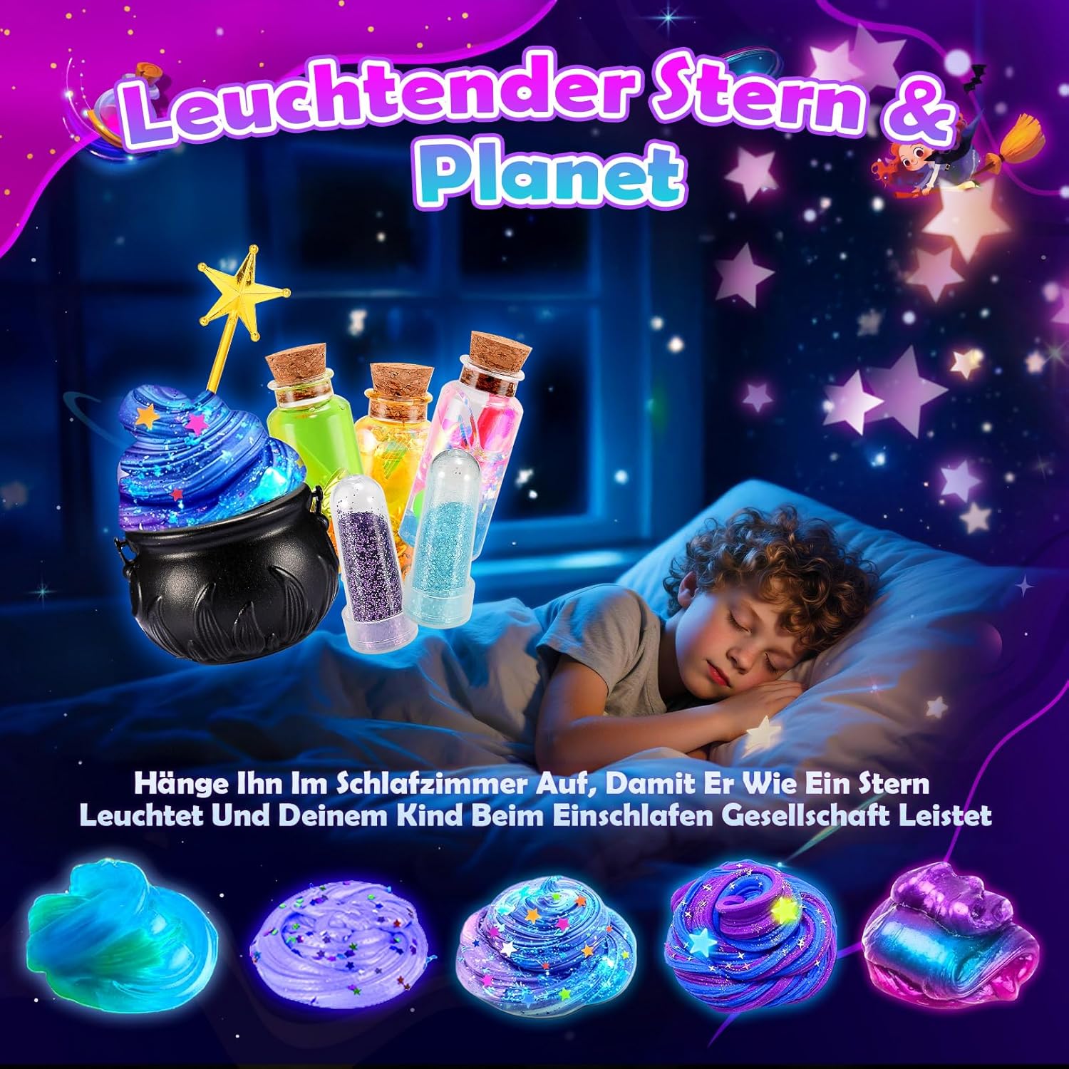 iKidiki Slime Children, Gift Girls 6 7 8 9 10 11 12 Years Slime Make Yourself Set Boy 6-12 Years Gift Ideas Slime Set Toy from 6-12 Years Boys Birthday Gift for Girls – Bild 5