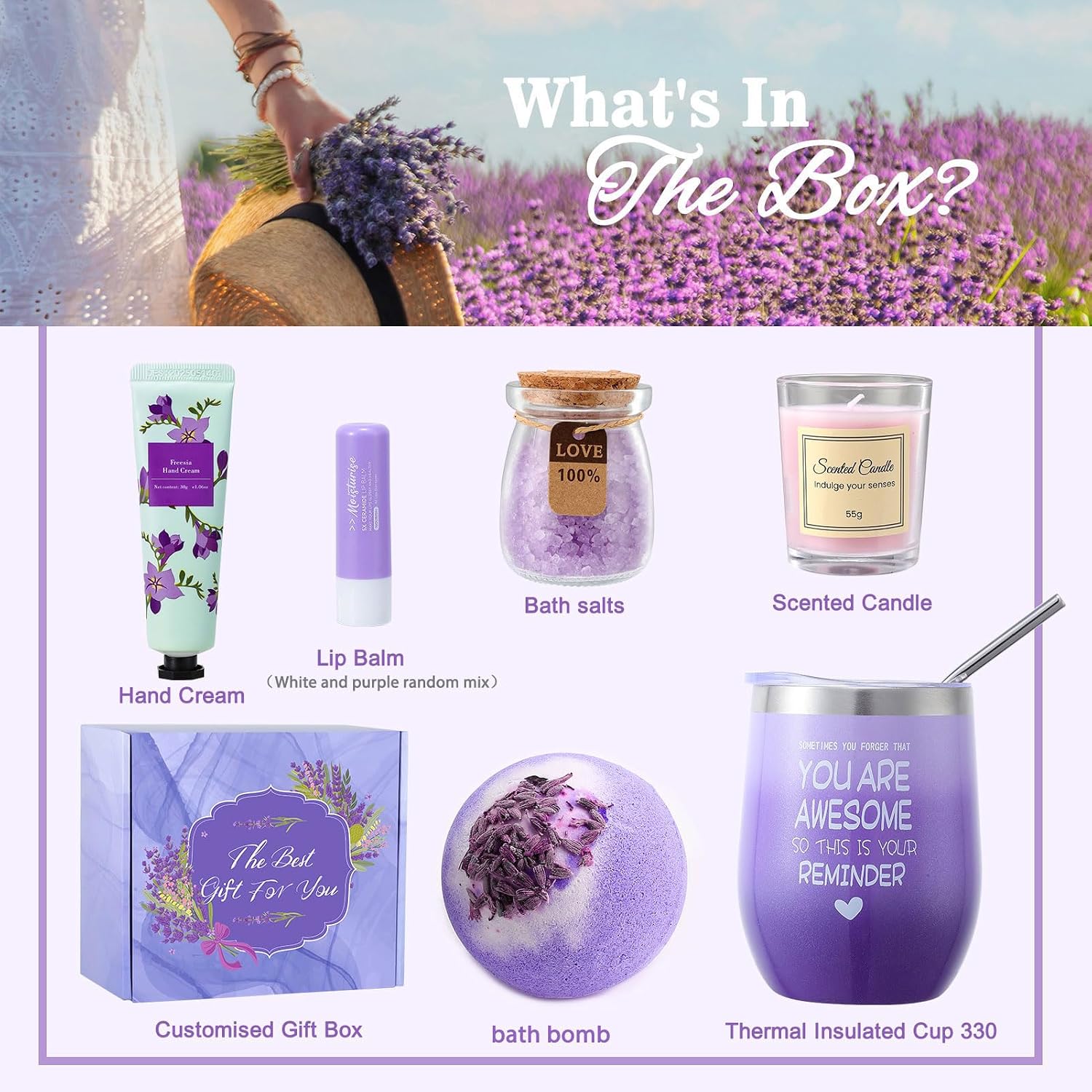Gifts for Women, 2026 Relaxation Gift, Girlfriend, Birthday, Birthday Gift for Women, Mum, Sister, Best Friend Gift Set, Mother's Day Gifts – Bild 3