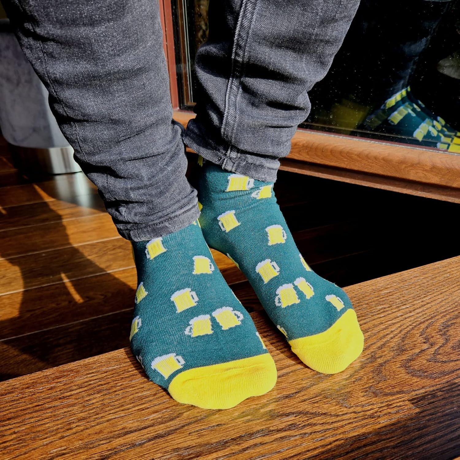soxo Tin Socks Men's Beer Gifts For Men Funny Gift Summer Socks Men 40-45 1-4 Pairs – Bild 8