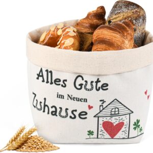 Bread Basket - Happy New Home - Housewarming Gift - Decorative - Durable - For Bread & Pastries - Stylish Table Decoration