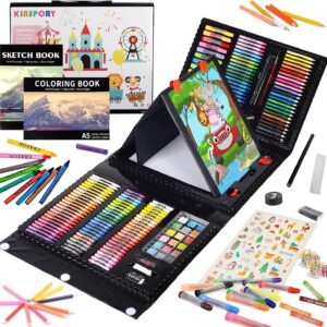 KINSPORY Painting Case for Children, 290 Pieces Painting Set for Children