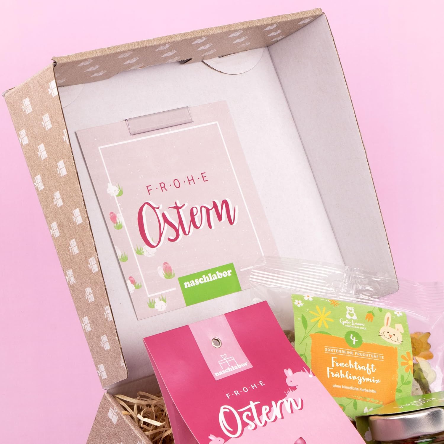 Gift for Easter, Easter Gift Box, Happy Easter with Marshmallows, Easter Mix and Rabbit Food Gummy Bears, For Children's Easter Nest or as a Beautiful Gesture for Adults – Bild 3