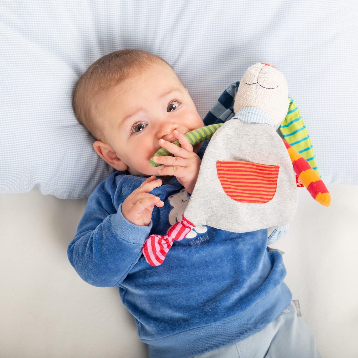 sigikid Cuddly Blanket Rabbit Cuddly Blanket for Babies Gift Idea – Bild 4