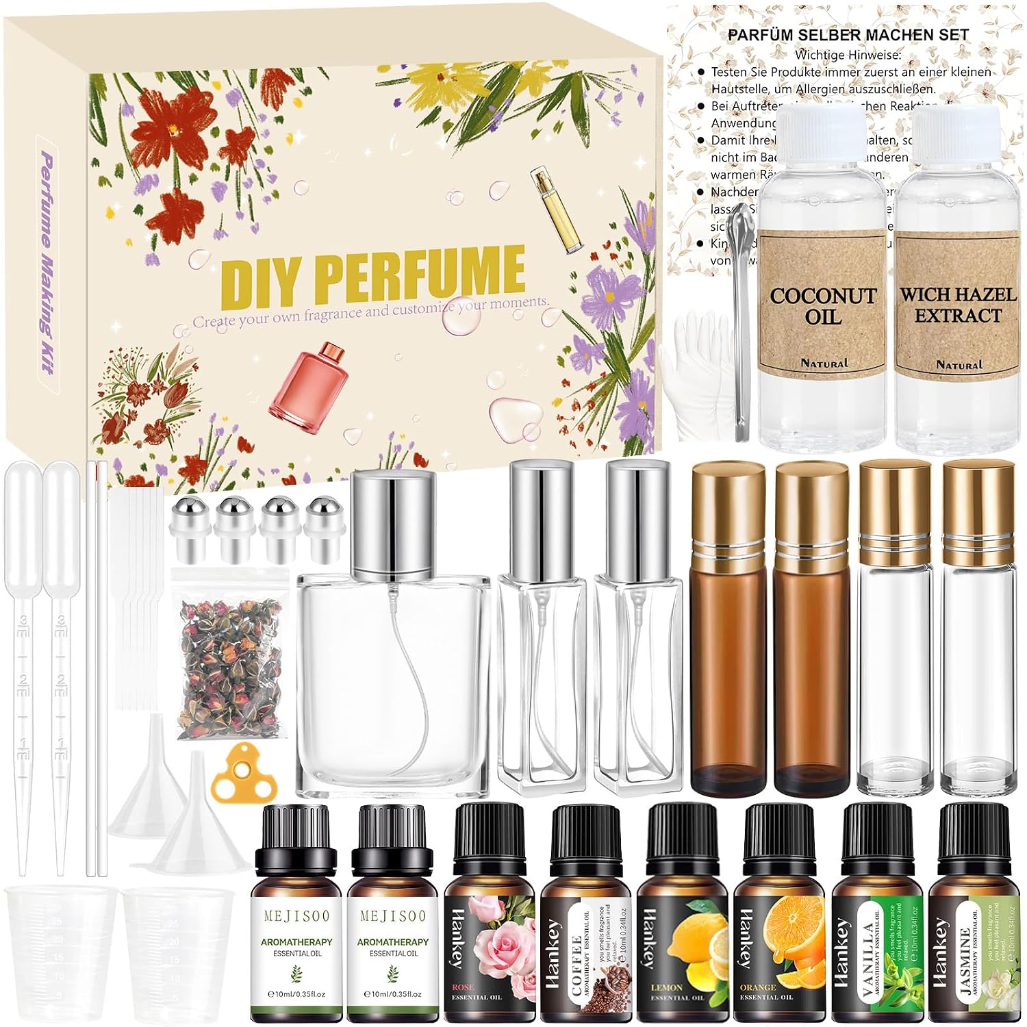 Perfume DIY Set, Creative Craft Set, Adult DIY Set for Women