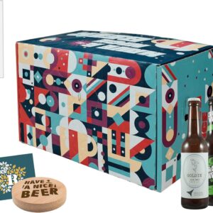 Beer Gift Box 24 x 0.33 L – Exclusive Craft Beer Tasting Pack with Beers from Top Breweries. Beer Gift for Men – Men’s Handbag, Birthday Gift for Men, Father’s Day Gift