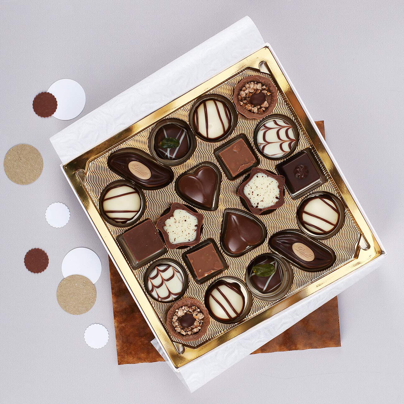 Herz & Heim Lindt Chocolate Box for Father's Day – Dear Dad – with Dedication under the Saying – Bild 3