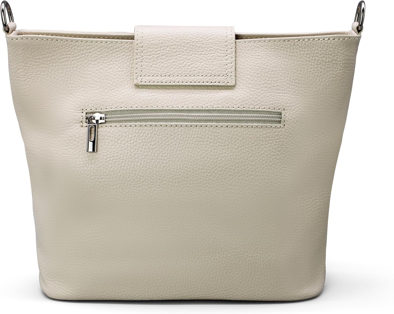 Brise Art Ellie Women's Genuine Leather Shoulder Bag Handmade Crossbody Bag with Leather Strap + Optional Wide Patterned Straps 6 Compartments Waterproof Stylish Shoulder Bag Made in Italy – Bild 2