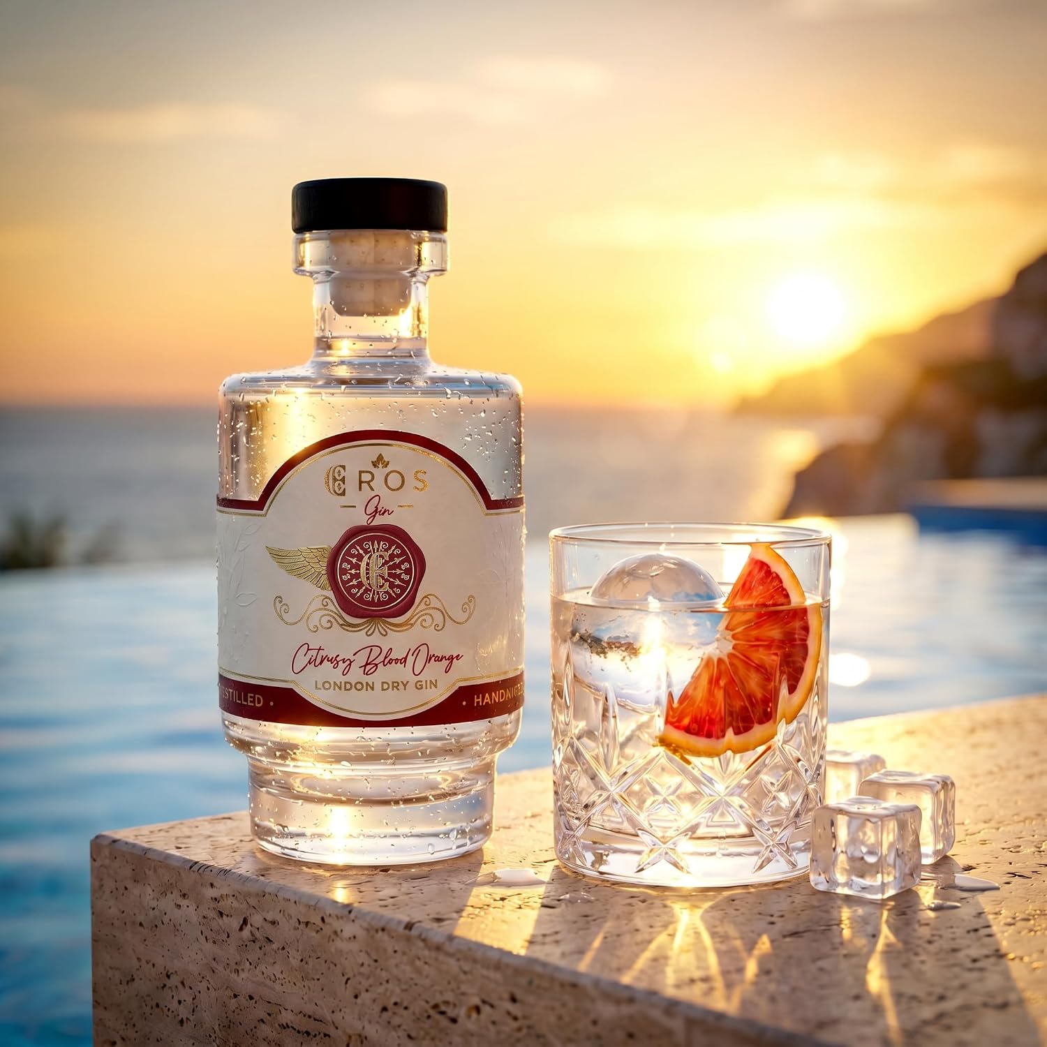 EROS Premium London Dry Gin - Fruity, Elegant Gift (45% Vol, 500 ml) – Bild 2