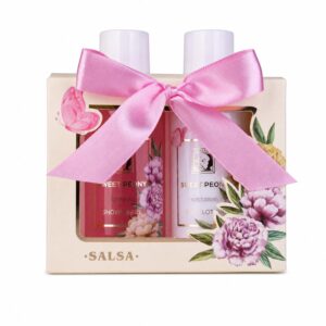 Accentra Sweet Peony Bath Set Gift Box with Shower Gel and Body Lotion in