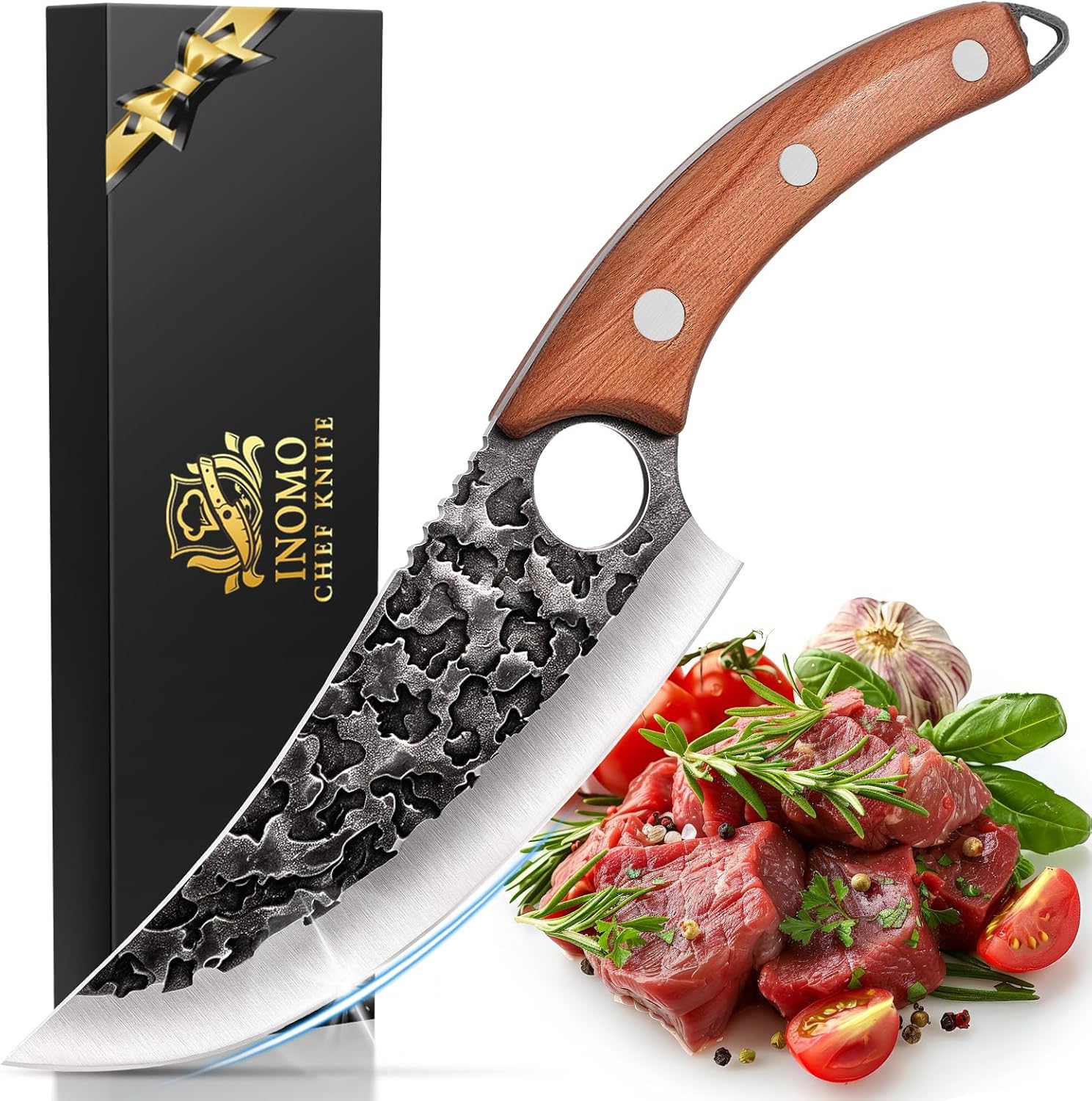 Inomo Gifts for Men, Kitchen Knife, Professional Japanese Knife