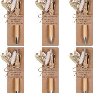 Hestya Set of 6 Great Colleague Ballpoint Pens with Engraving Thank You