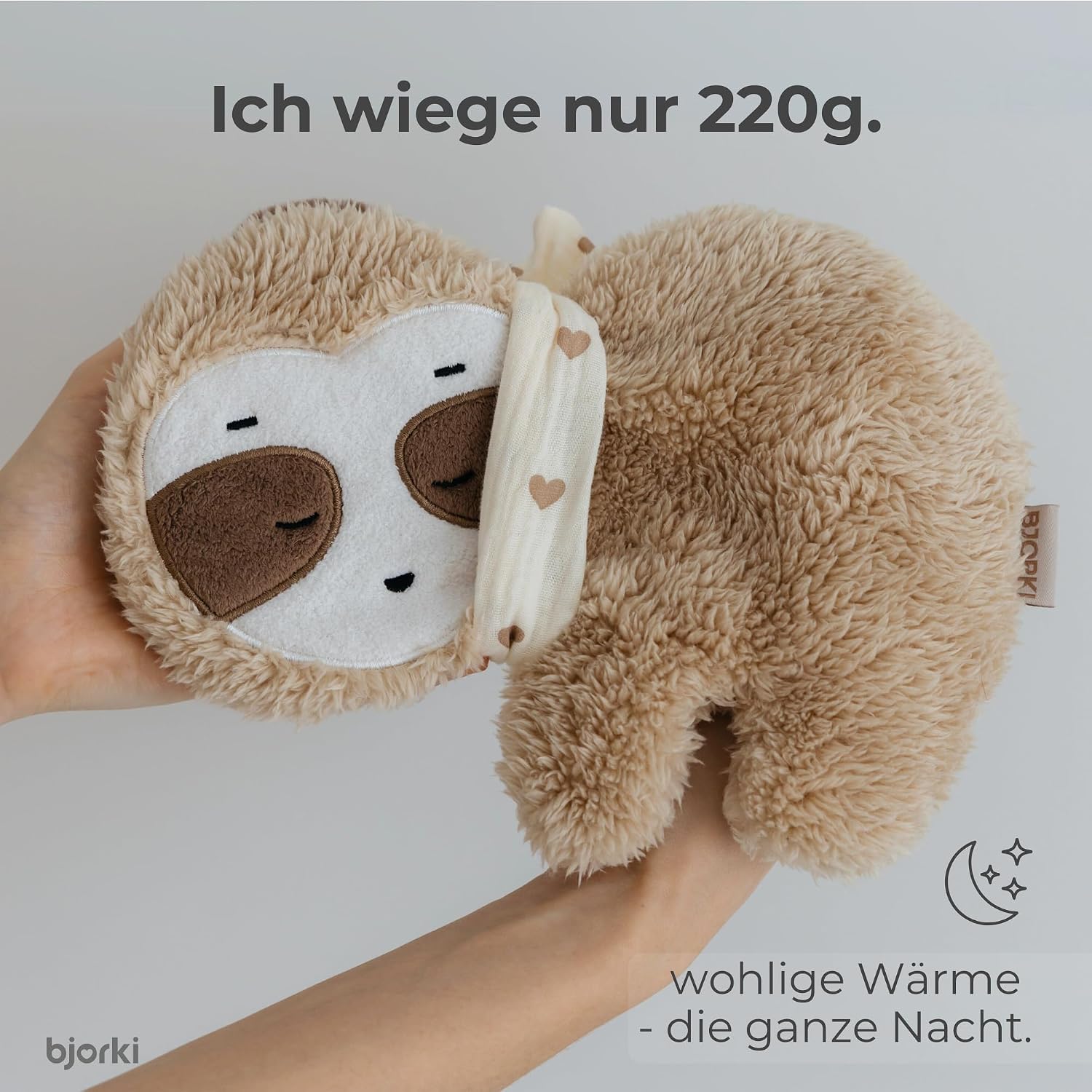 Bjorki Heat Cushion Baby & Children with Linseed for Microwave - Sloth – Bild 5