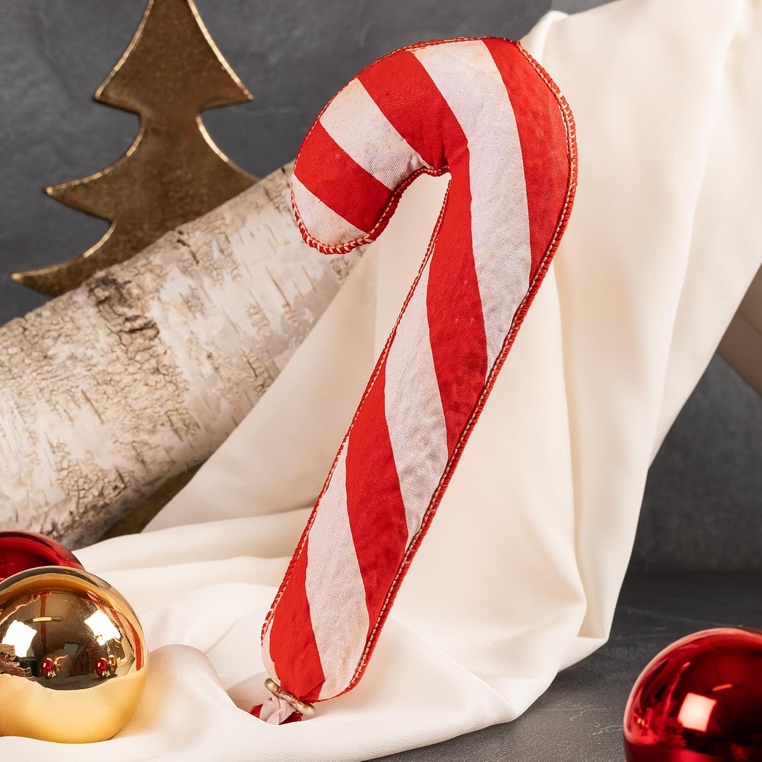 Wurstbaron Salami Christmas Linen - Over 1 kg Tasty Salami in Great Christmas Designs
