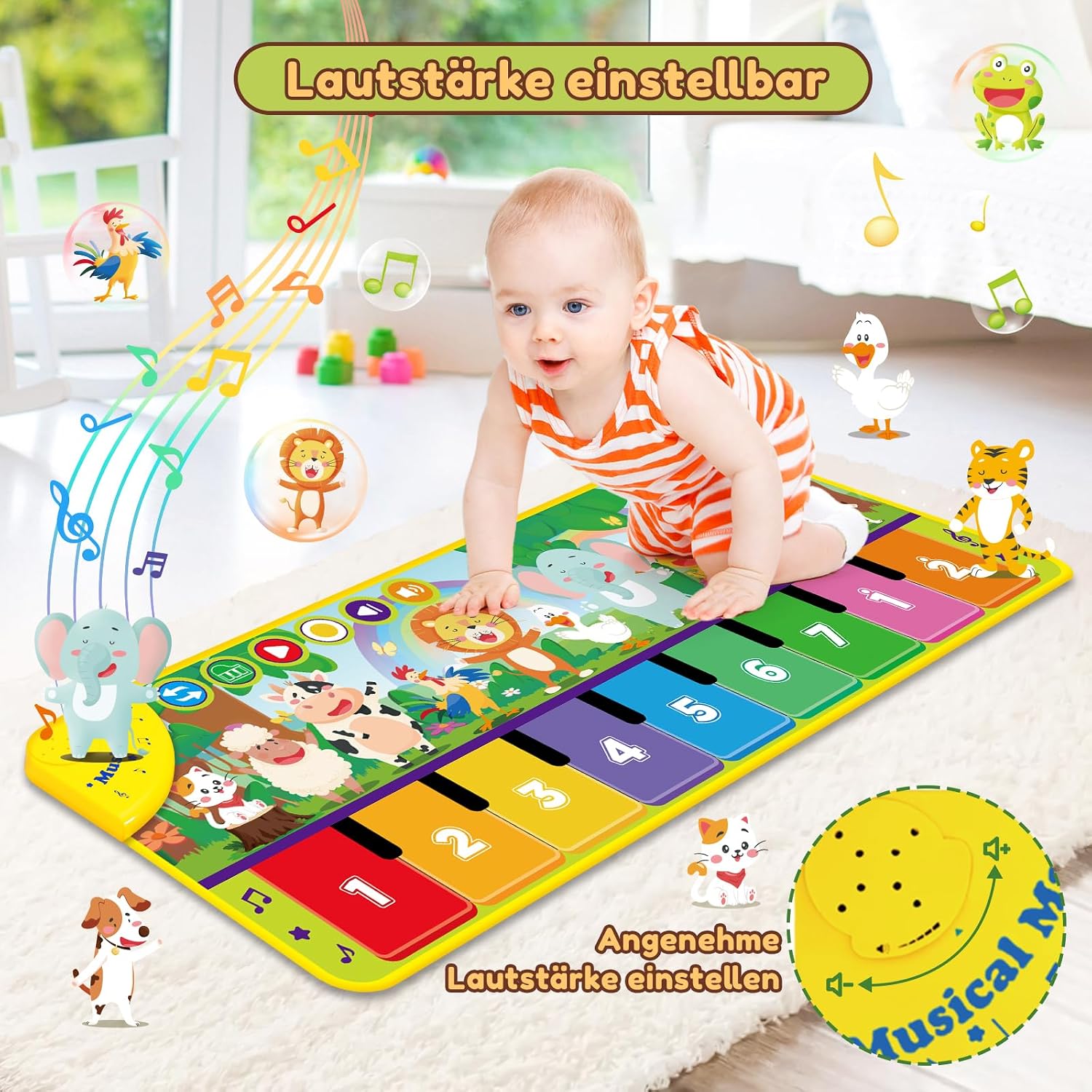 Wearxi Children's Toy from 1 Year, Baby Toy from 1 Year, Music Mat – Bild 7