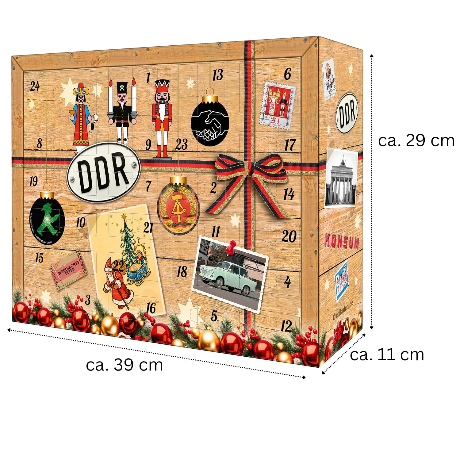 DDR Advent Calendar with East Products - Christmas Calendar with East Goods – Bild 3