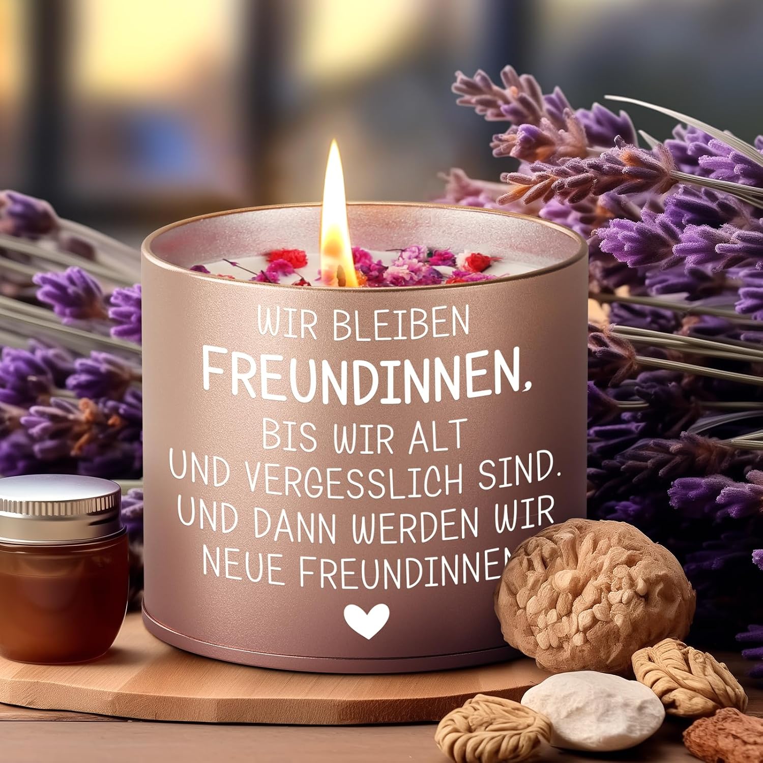 PRSTENLY Gifts for Girlfriend's Birthday, 9 oz Lavender Scented Candle – Bild 5