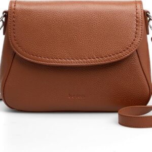 befen Genuine Leather Shoulder Bag Women's Medium Handbag RFID Blocking