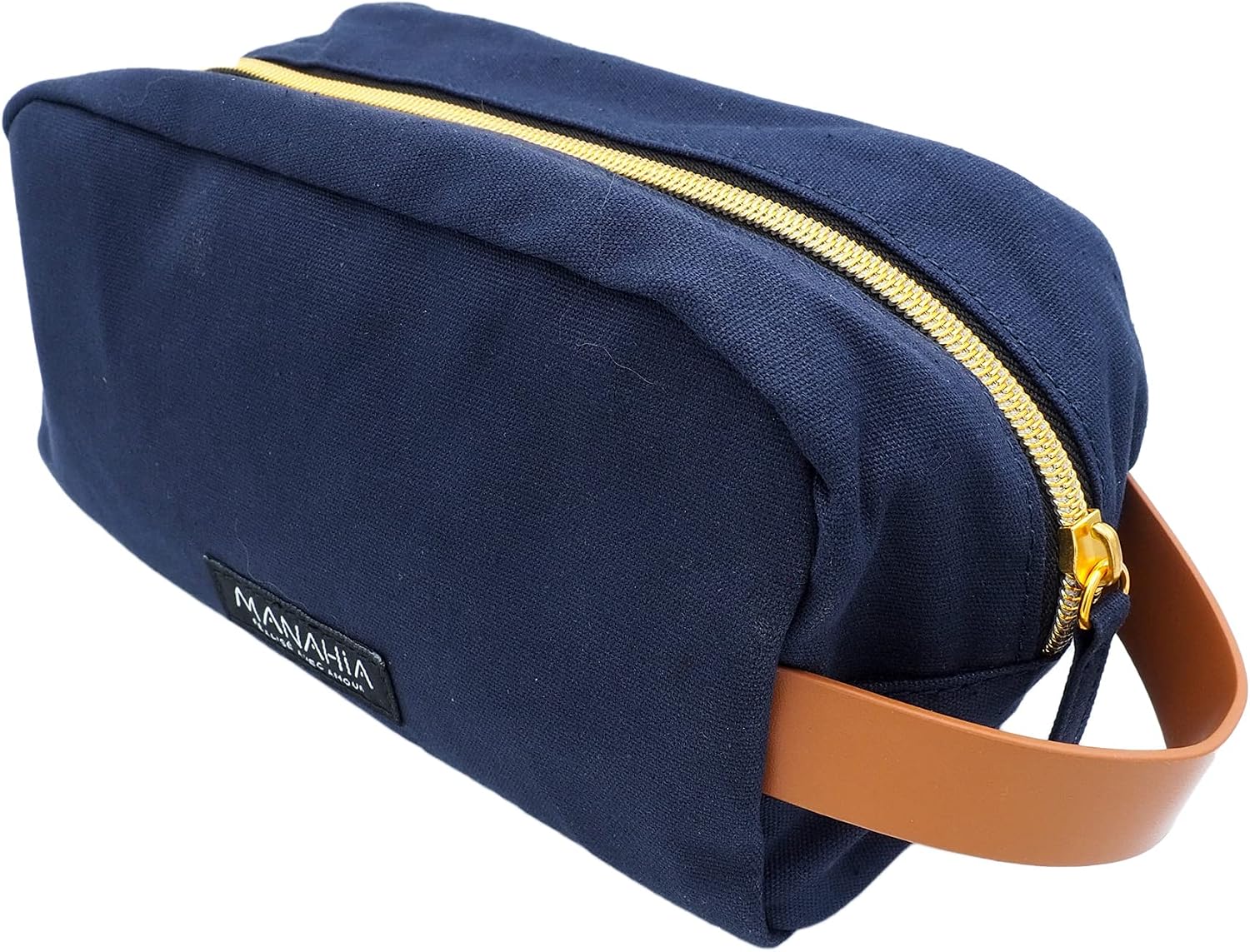 Manahia Toiletry Bag Papa - Bester Papa der Welt - Gift Idea Dad - Toiletry Bag for Men - Travel Bag - Toilet Bag - Dad Gift - Father's Day - Father - Birth Gift, Papa Blue – Bild 5
